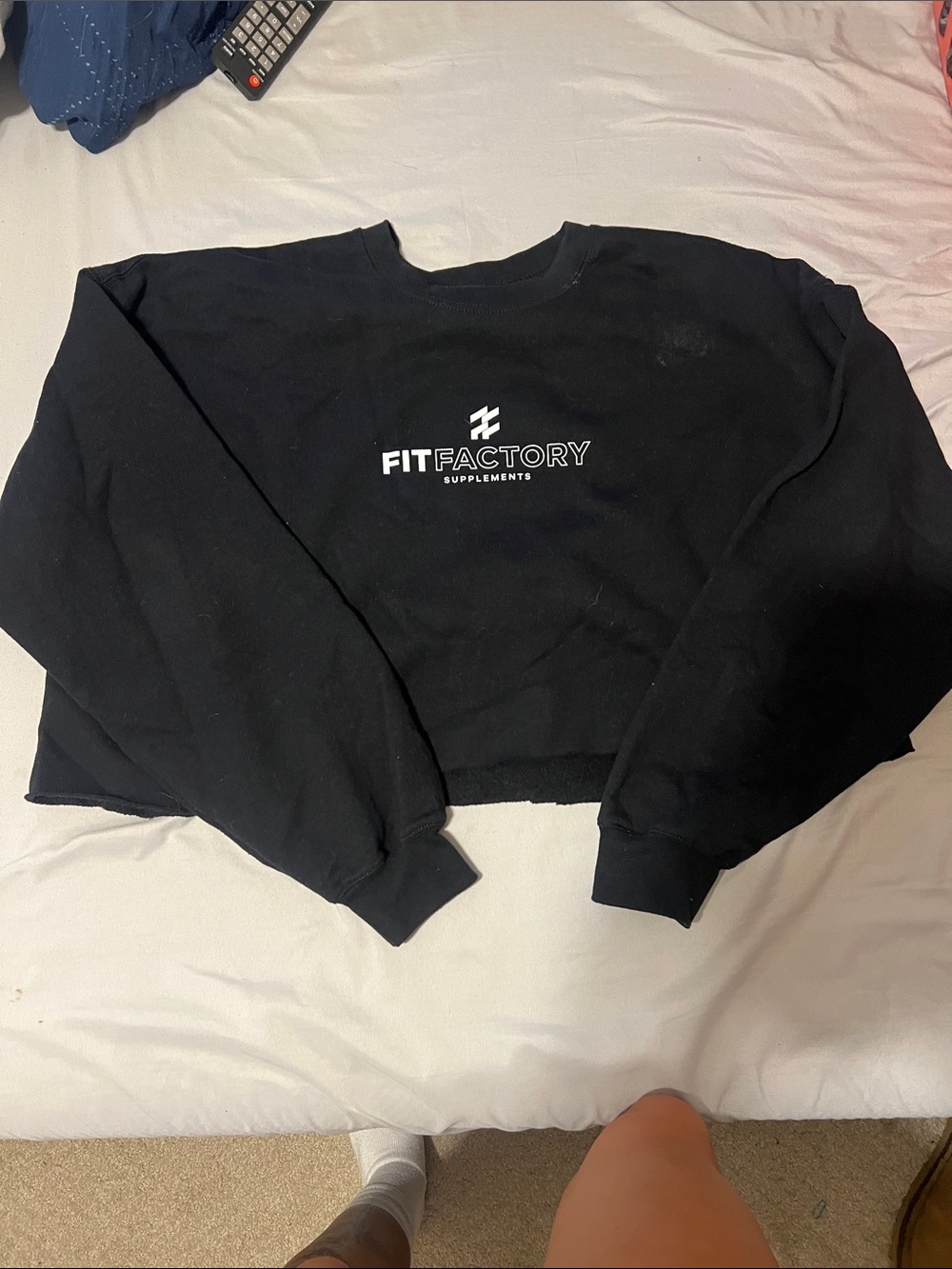 Fit Factory Black Crewneck Sweatshirt